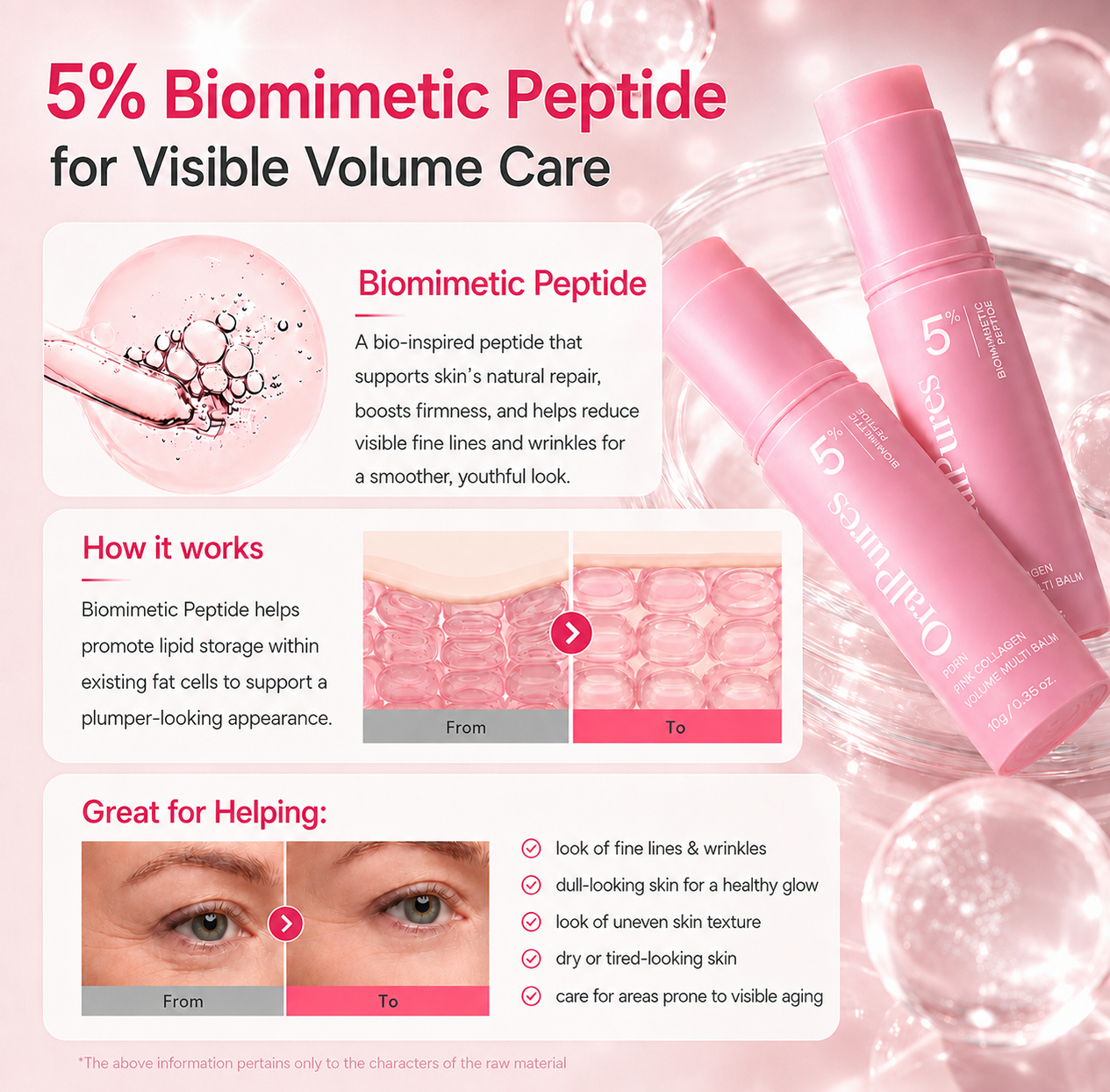 🔥LAST DAY 60% OFF🎁 Korean PDRN Pink Collagen Volume Multi Balm