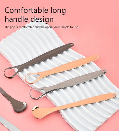 Oralpures rose gold tongue scraper