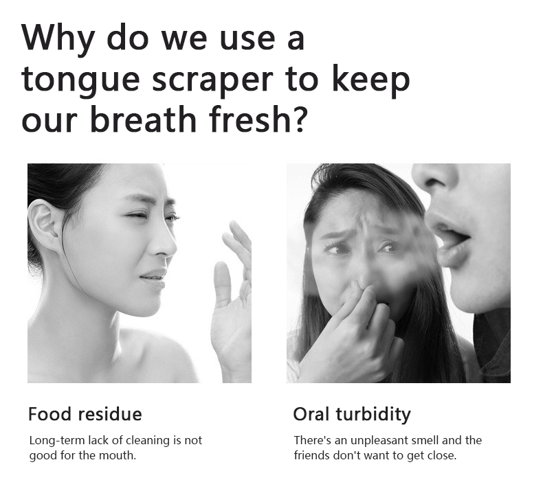 Oralpures rose gold tongue scraper