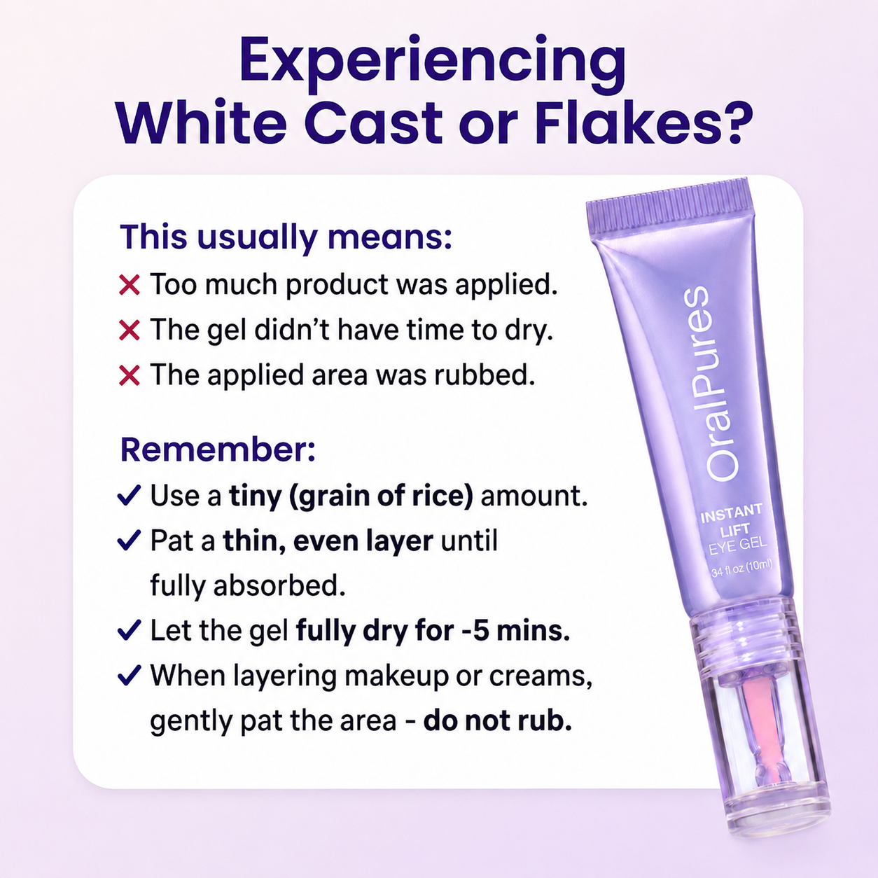 OralPures™ Instant Lift Eye Gel