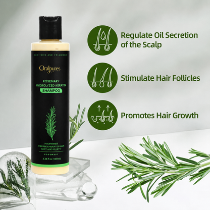 🔥LAST DAY 50% OFF - OralPures Organic Rosemary Hair Growth Shampoo
