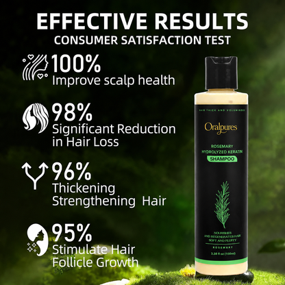 🔥LAST DAY 50% OFF - OralPures Organic Rosemary Hair Growth Shampoo
