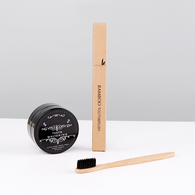 Oralpures environmental-friendly recycled bamboo charcoal toothbrush