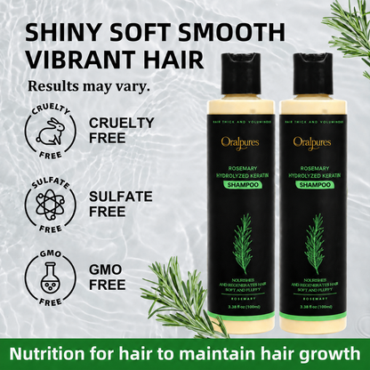 🔥LAST DAY 50% OFF - OralPures Organic Rosemary Hair Growth Shampoo
