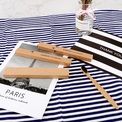 Oralpures environmental-friendly recycled bamboo charcoal toothbrush