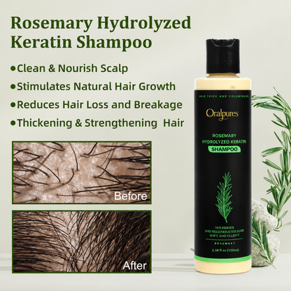🔥LAST DAY 50% OFF - OralPures Organic Rosemary Hair Growth Shampoo